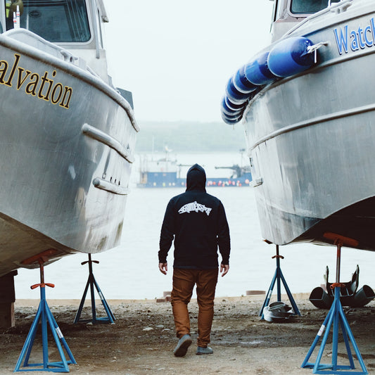 Heavy Duty Salmon DWR Hoodie