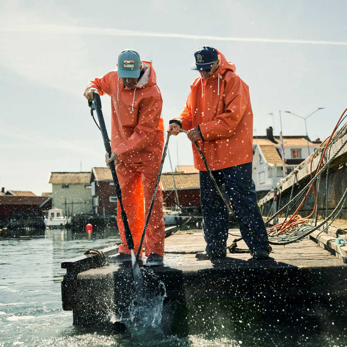 Grundéns Nordan 82 Hooded Commercial Fishing Parka