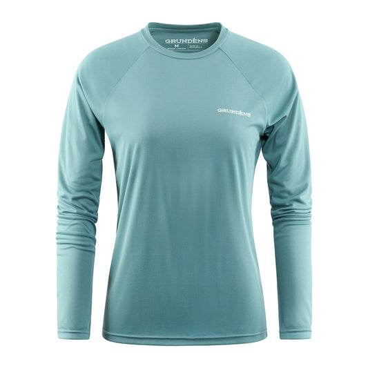 Women's Salmon Tailscape LS Tech Tee