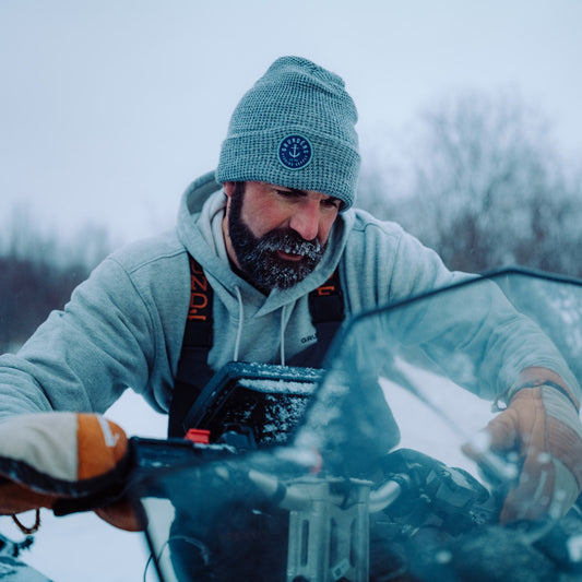 Anchor Waffle Beanie