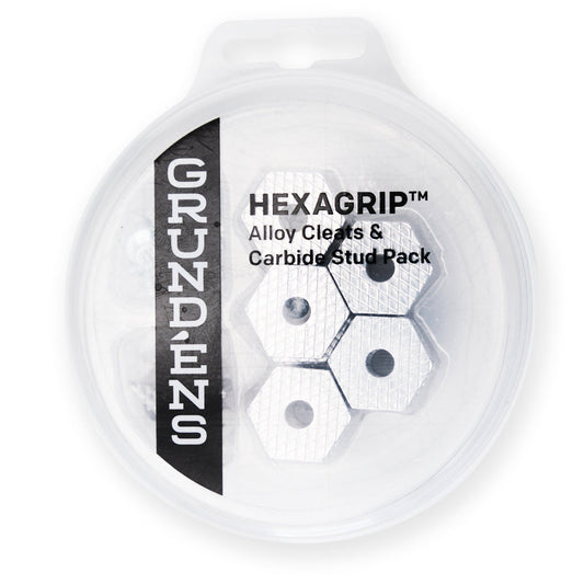 HEXAGRIP Alloy Cleat & Carbide Stud Puck Pack